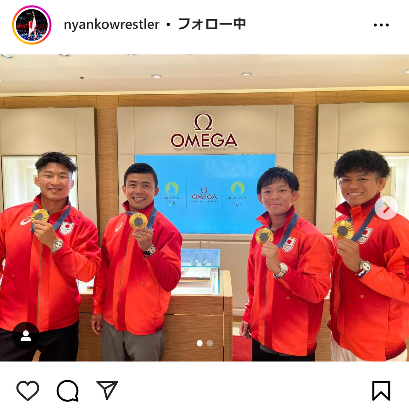 文田健一郎のインスタグラムから
