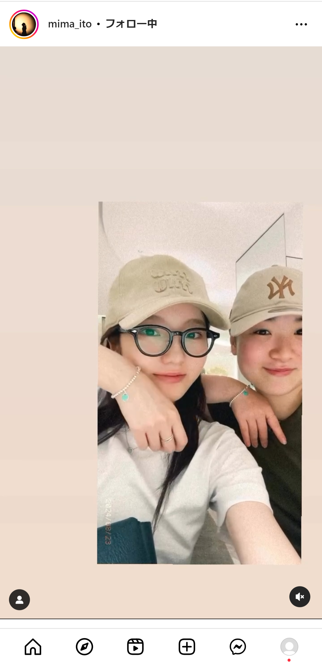 伊藤美誠のインスタグラムから