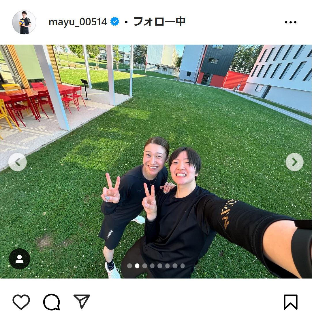 石川真佑のインスタグラムから