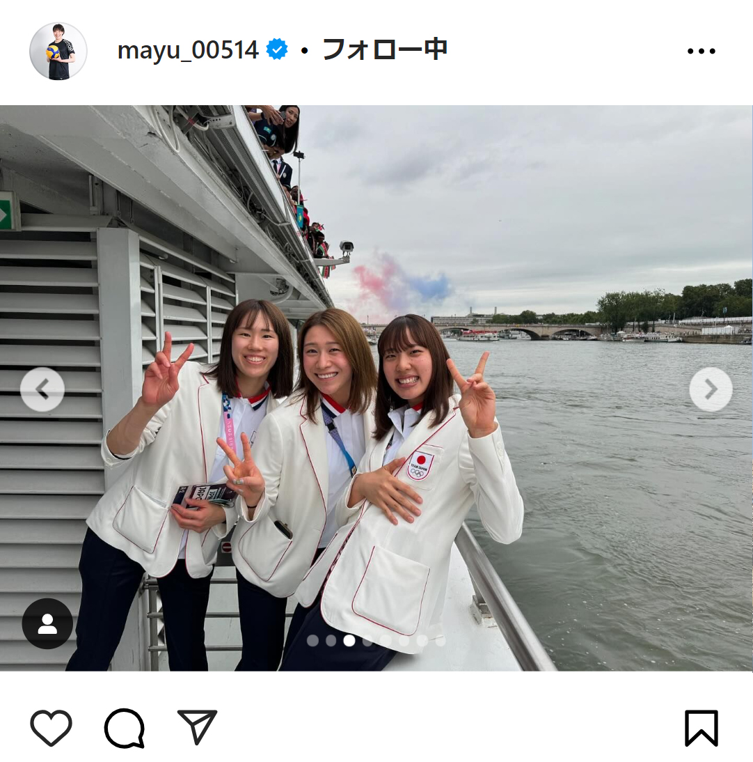 石川真佑のインスタグラムから