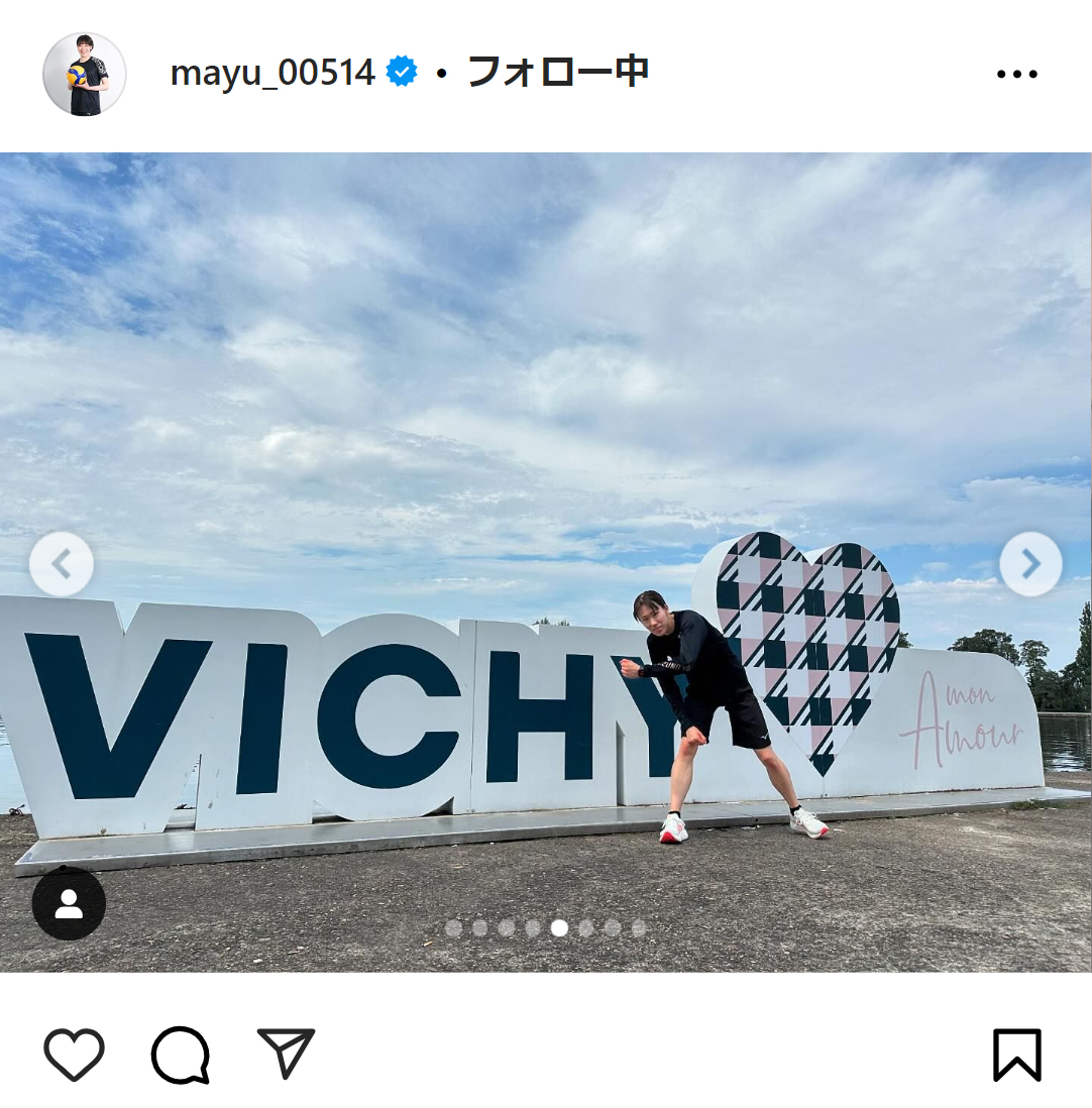 石川真佑のインスタグラムから