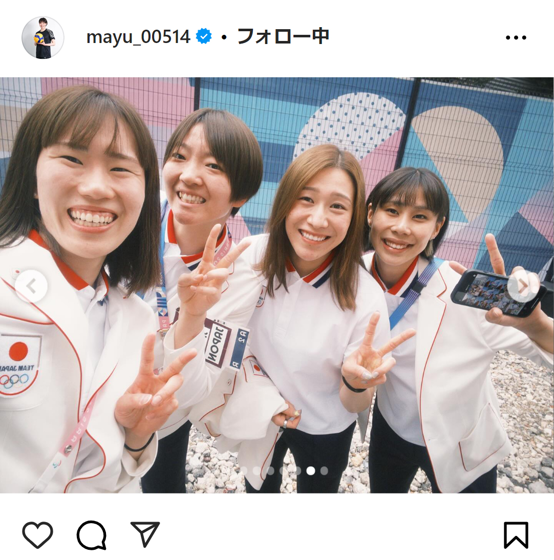 石川真佑のインスタグラムから