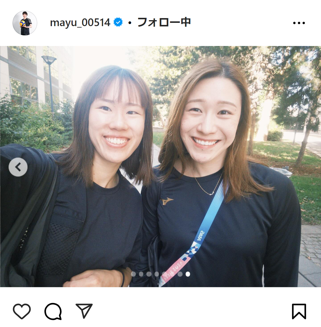 石川真佑のインスタグラムから