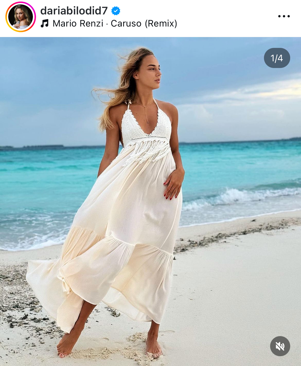 ダリア・ビロディドのインスタグラムから