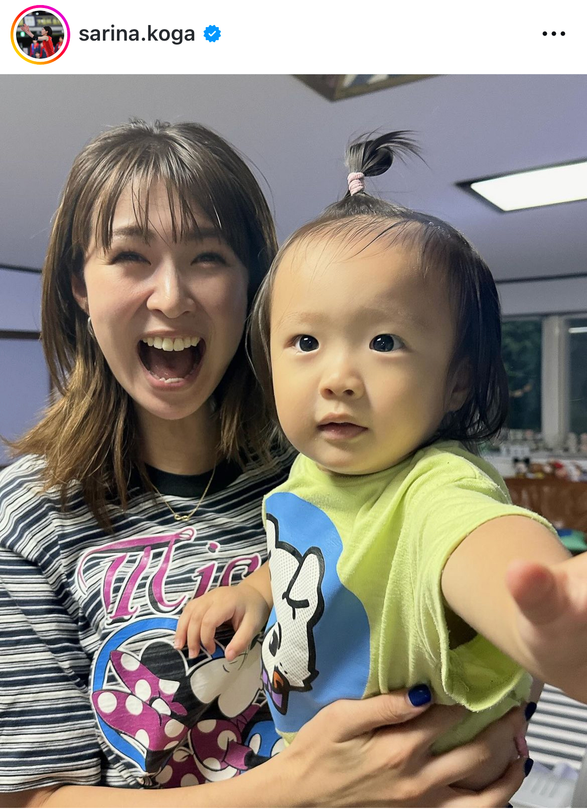 古賀紗理那さんのインスタグラムから
