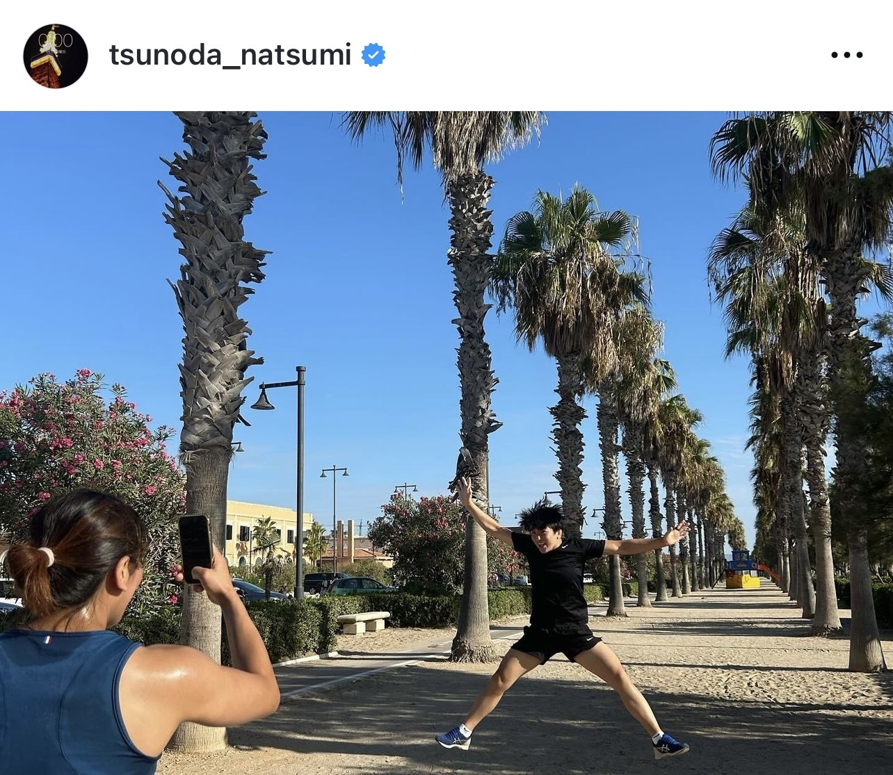 角田夏実のインスタグラムから