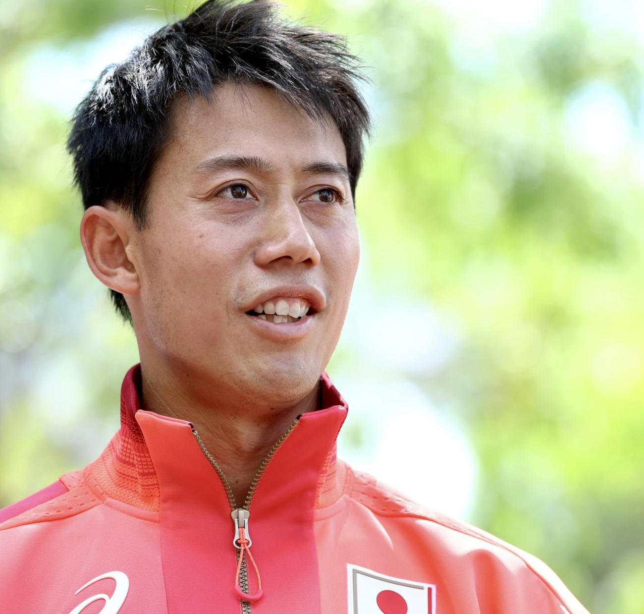 錦織圭（2024年7月撮影）