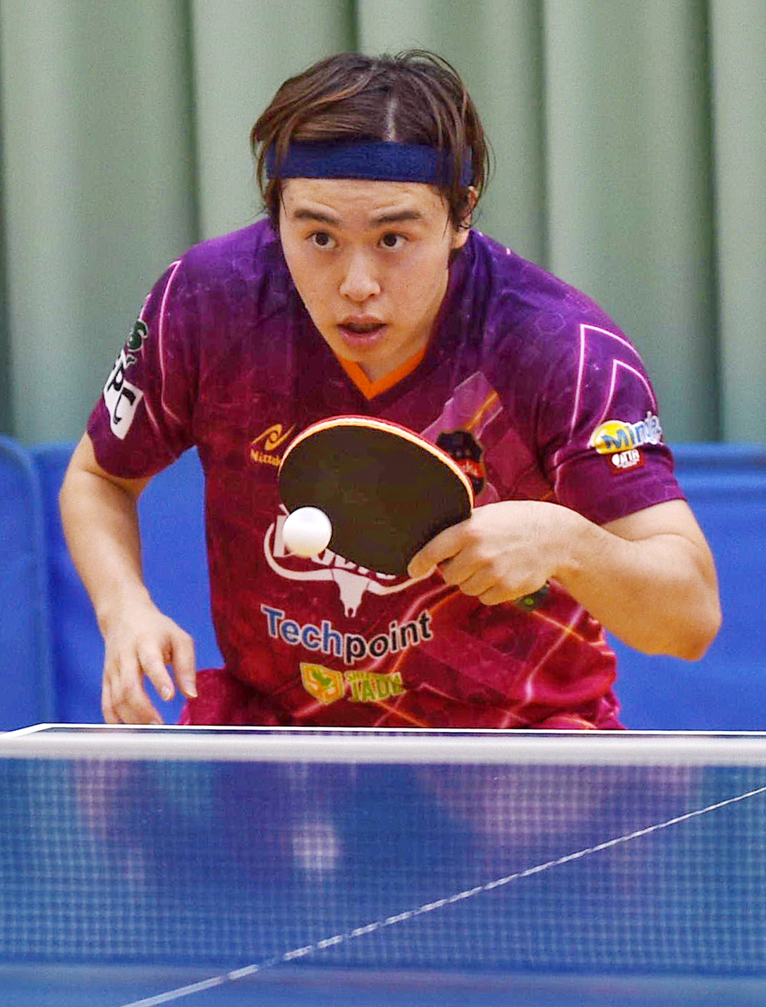地元戦で今季初白星を狙う静岡ジェード森薗（撮影・山口昌久）　　