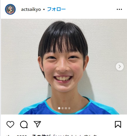 「ACT SAIKYO」バドミントンチームの公式インスタがアップした写真（インスタから）