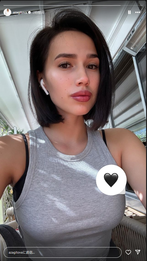 ザギトワのインスタグラムから