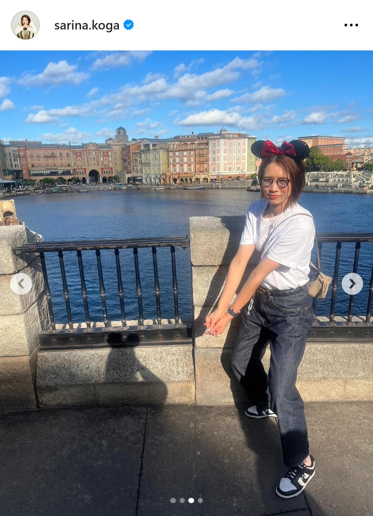 古賀紗理那さんのインスタグラムから