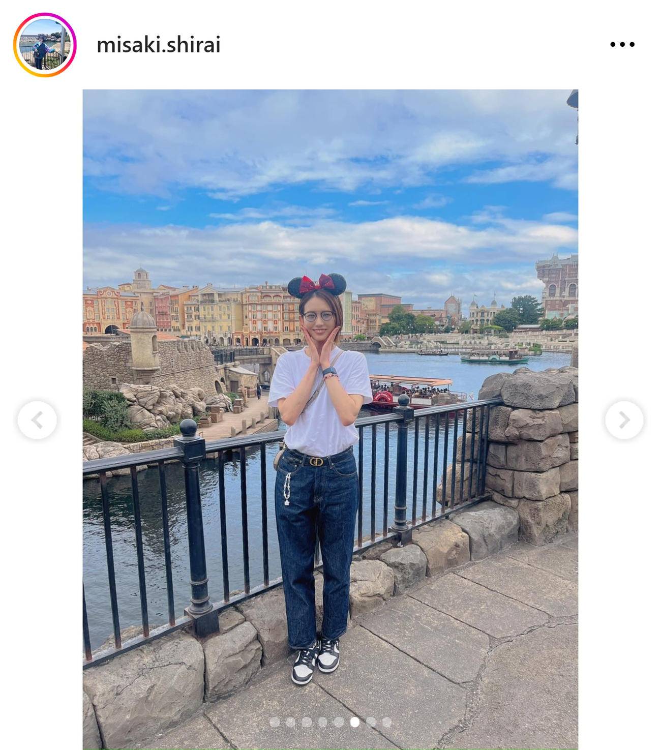 白井美沙紀さんのインスタグラムから