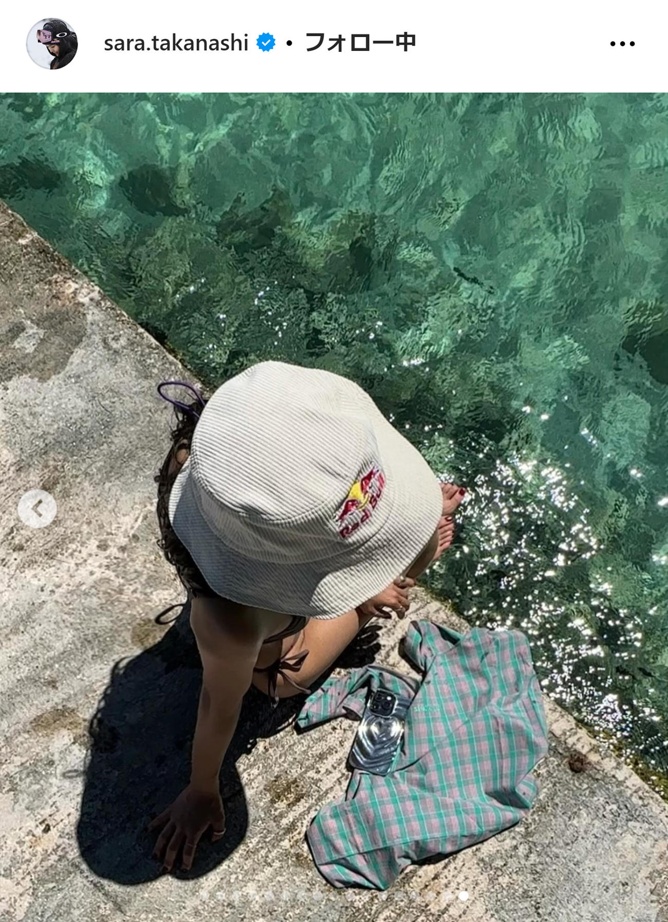 高梨沙羅のインスタグラムから
