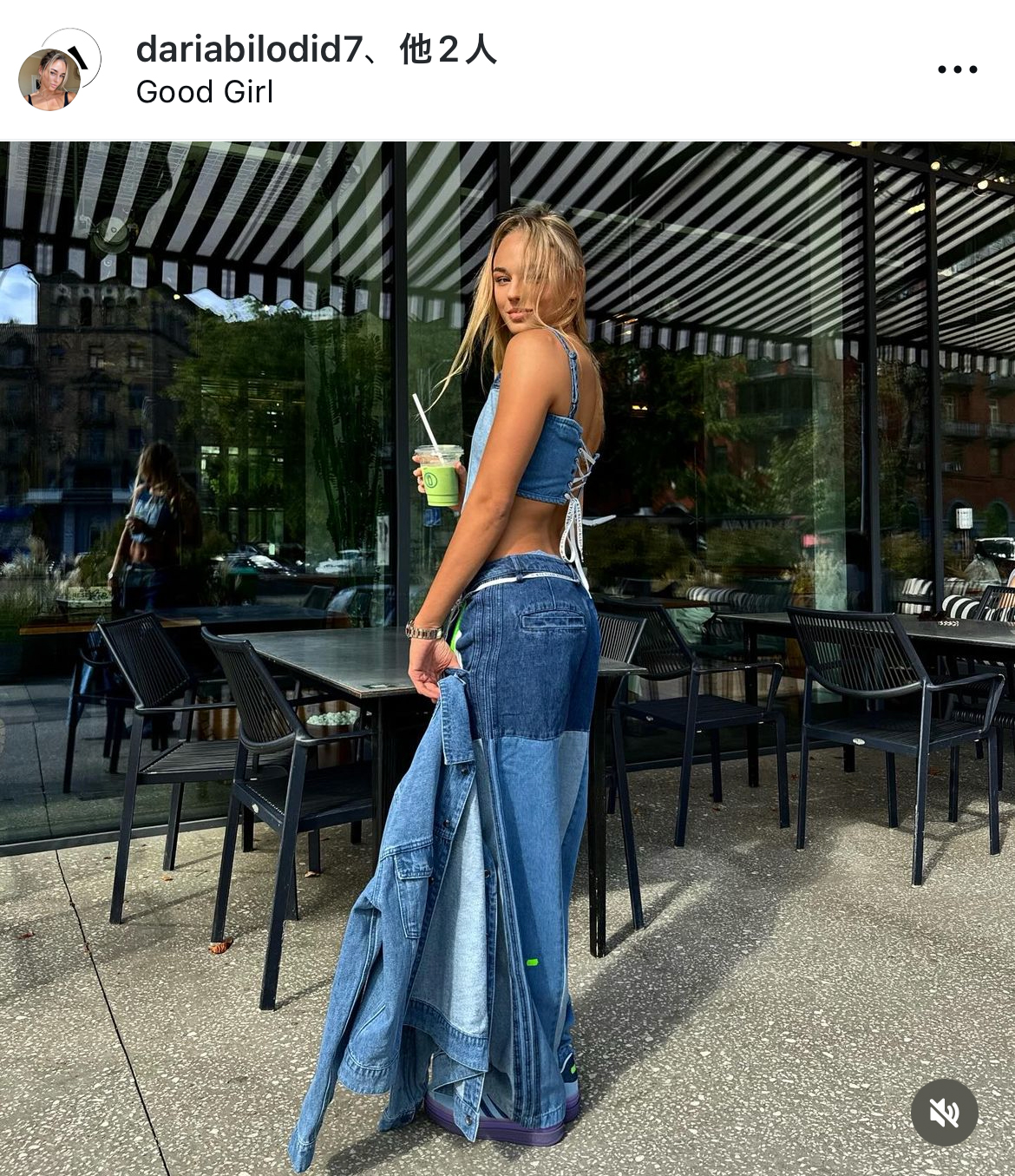 ダリア・ビロディドのインスタグラムから