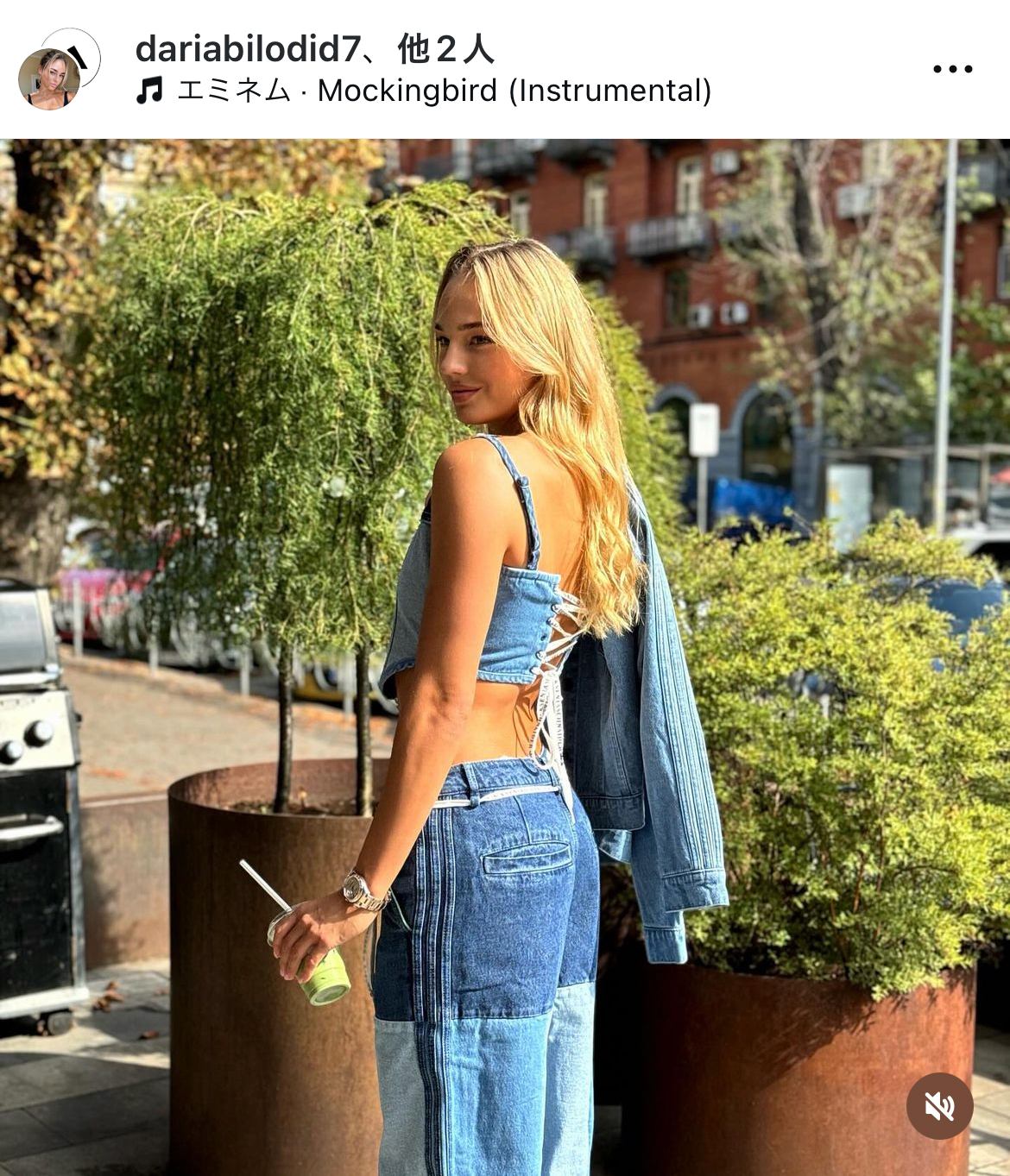 ダリア・ビロディドのインスタグラムから