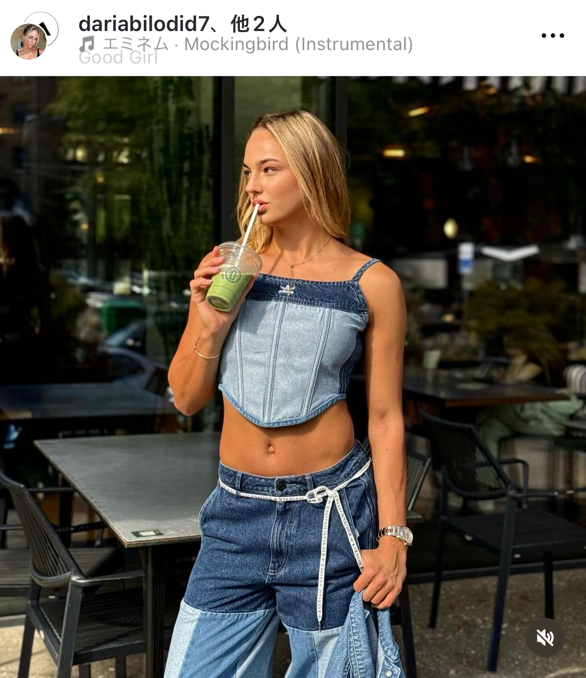 ダリア・ビロディドのインスタグラムから