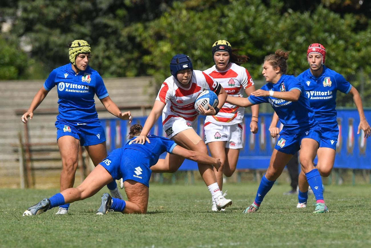 敵地でイタリアに敗れた日本代表（C）JRFU