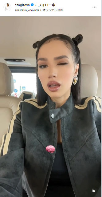 ザギトワのインスタグラムから