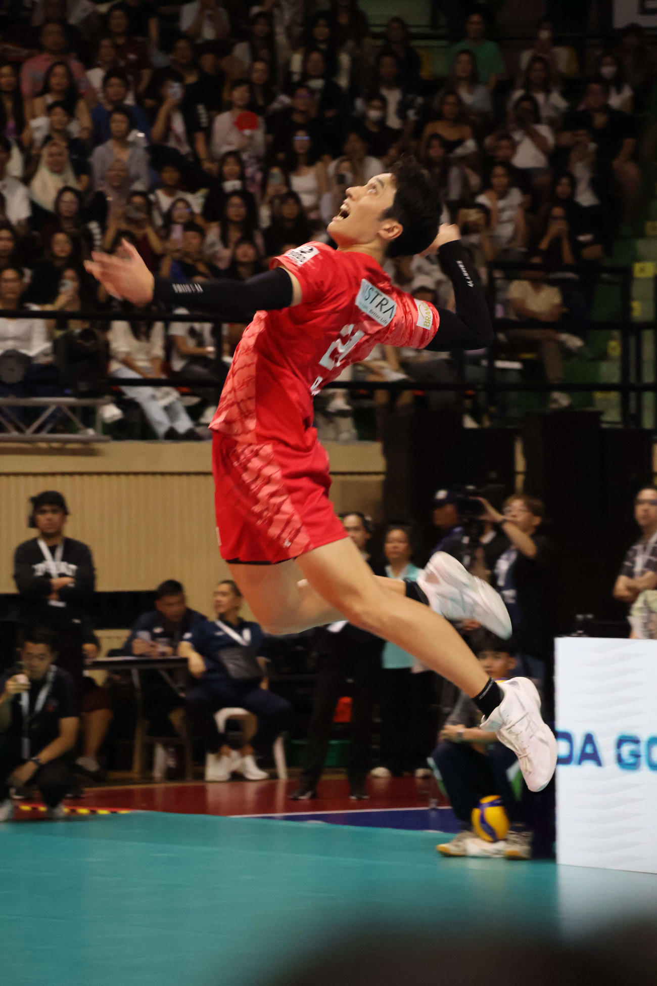 リリーフサーバーで出場した高橋塁（撮影・奥谷爽）