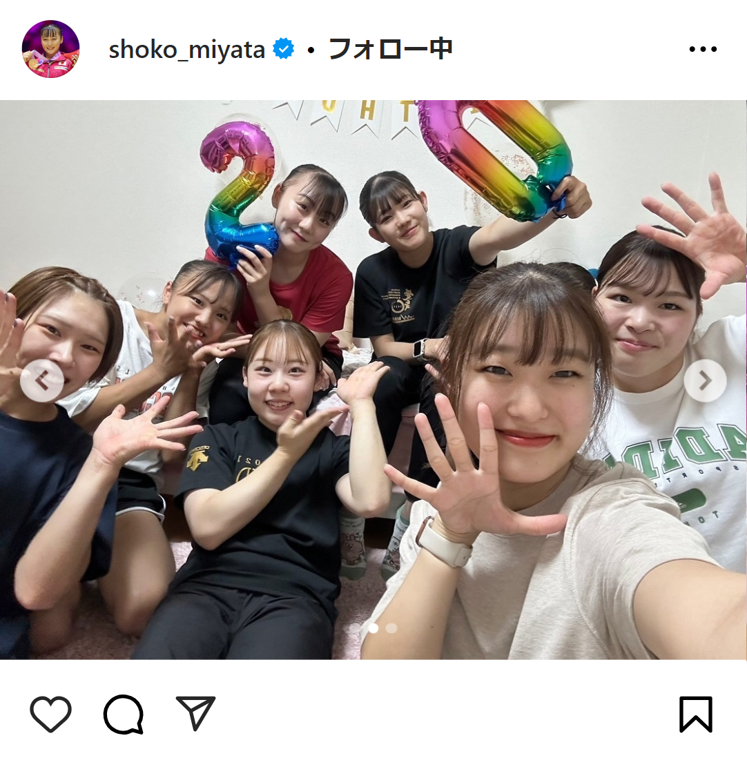宮田笙子のインスタグラムから