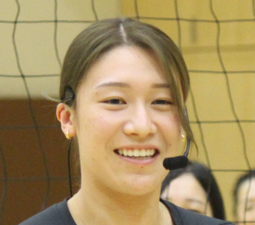石川真佑（2024年8月20日撮影）