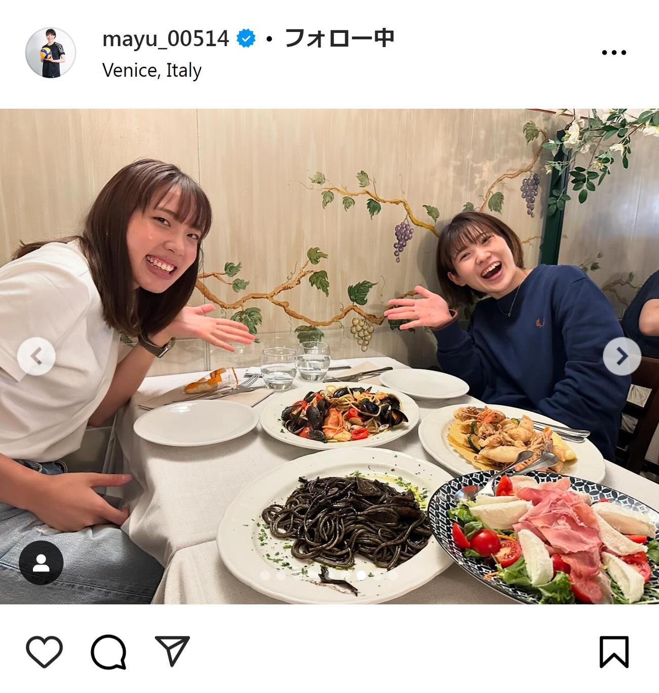 石川真佑のインスタグラムから