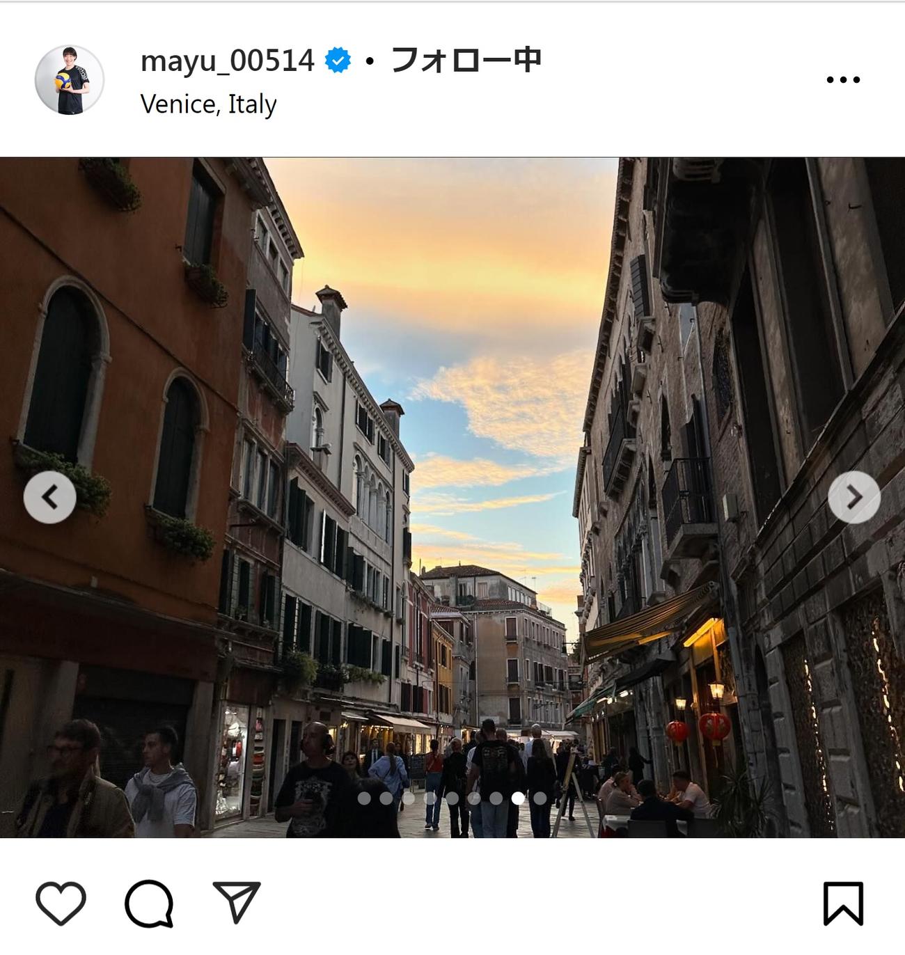 石川真佑のインスタグラムから