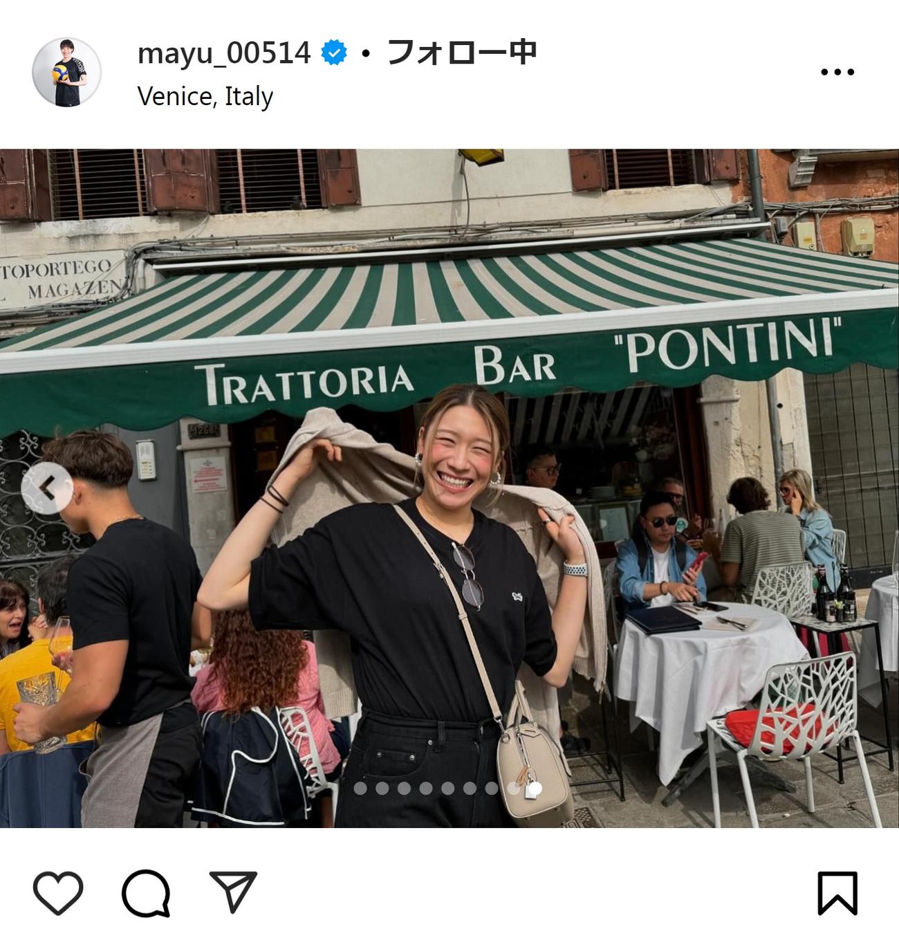 石川真佑のインスタグラムから