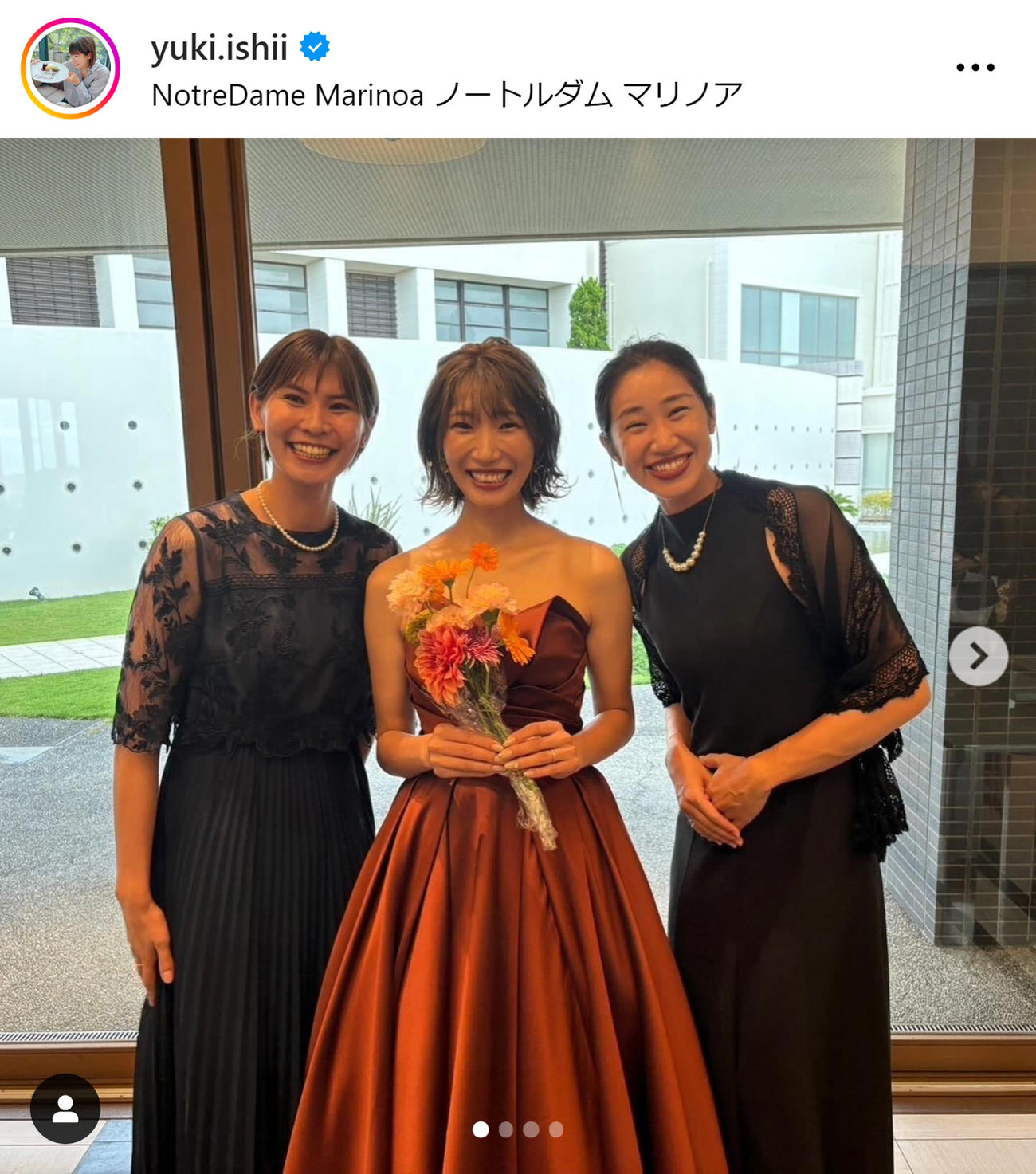 石井優希さんのインスタグラムから