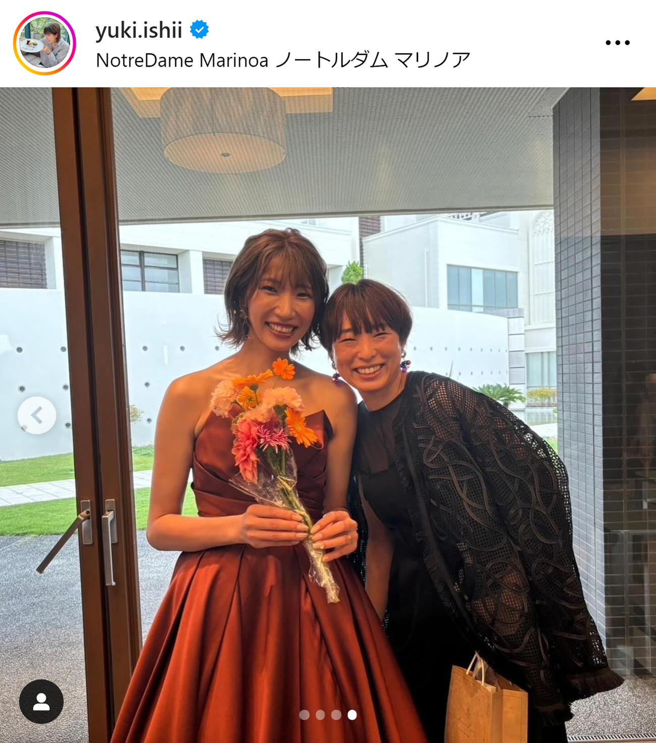 石井優希さんのインスタグラムから