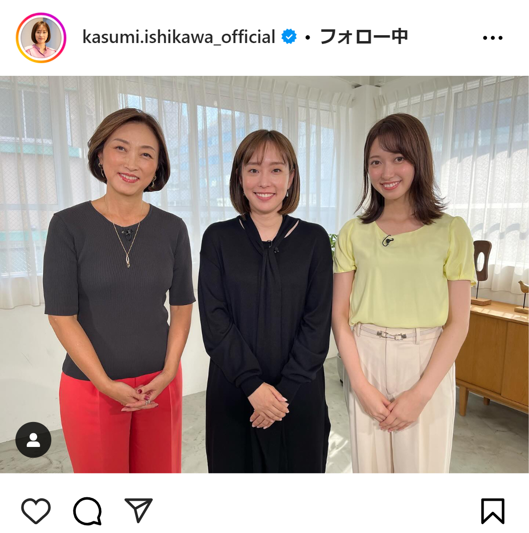 石川佳純さんのインスタグラムから