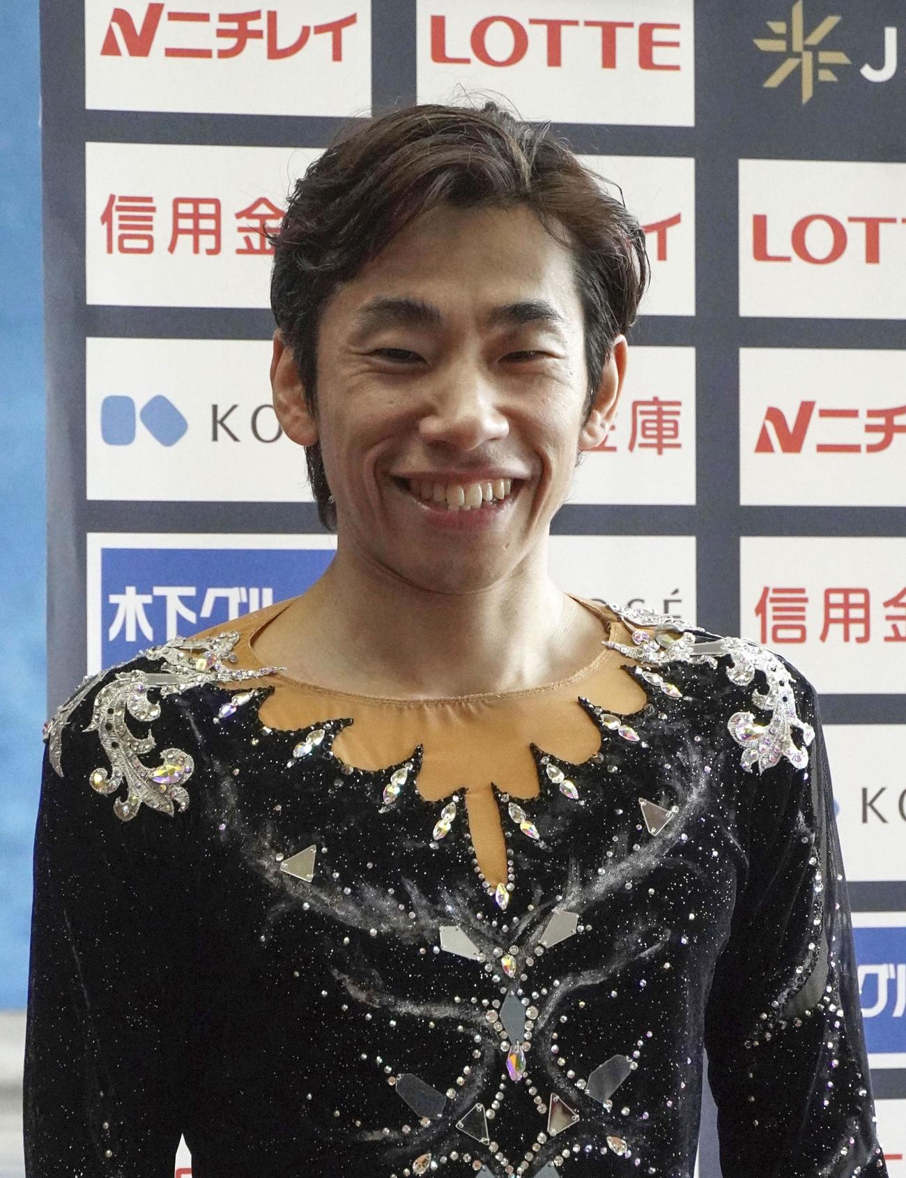 今季限りでの引退を表明したフィギュアスケート男子の織田信成（共同）