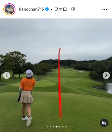 狩野舞子さんのインスタグラムから