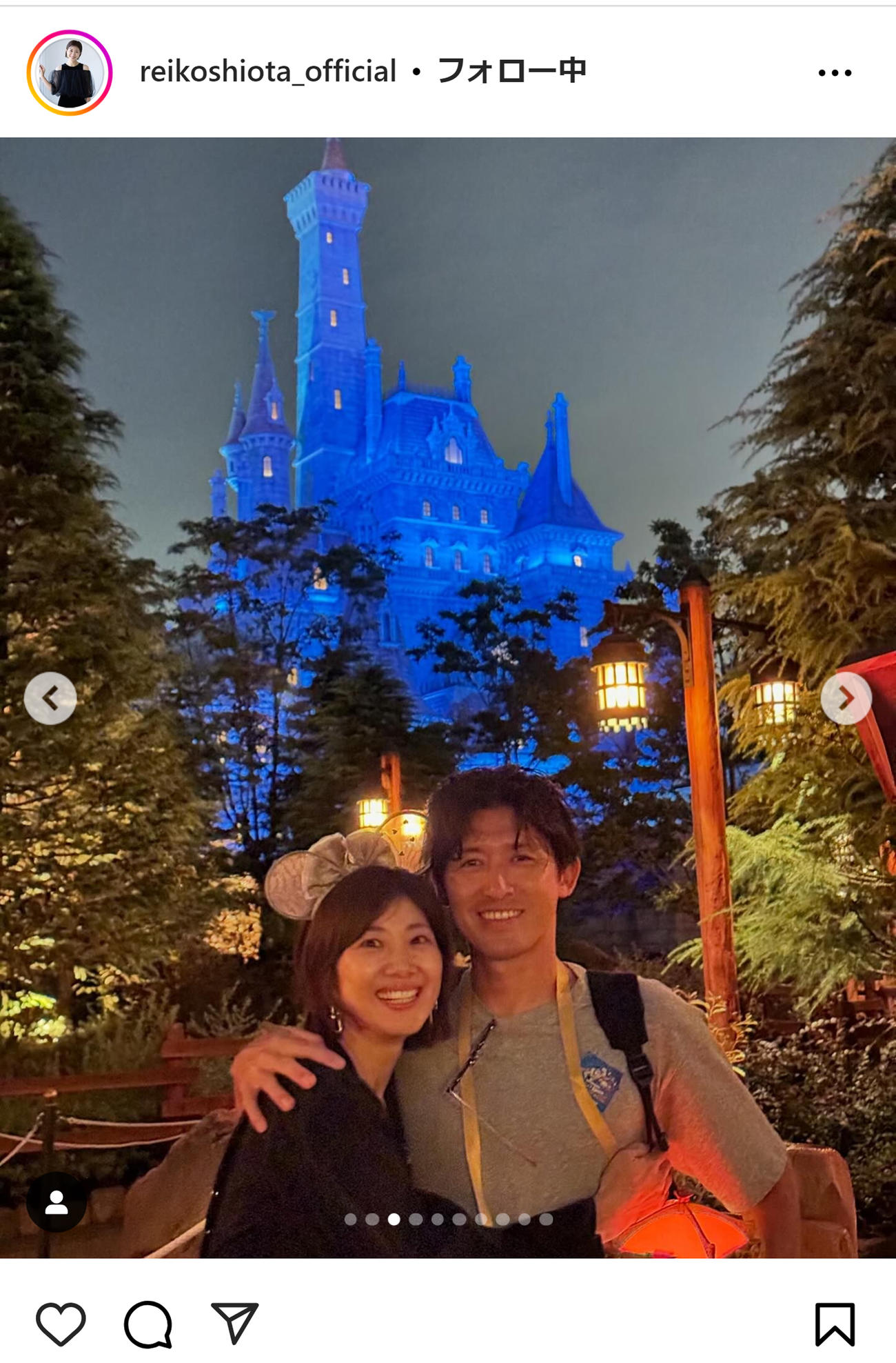 潮田玲子さんのインスタグラムから