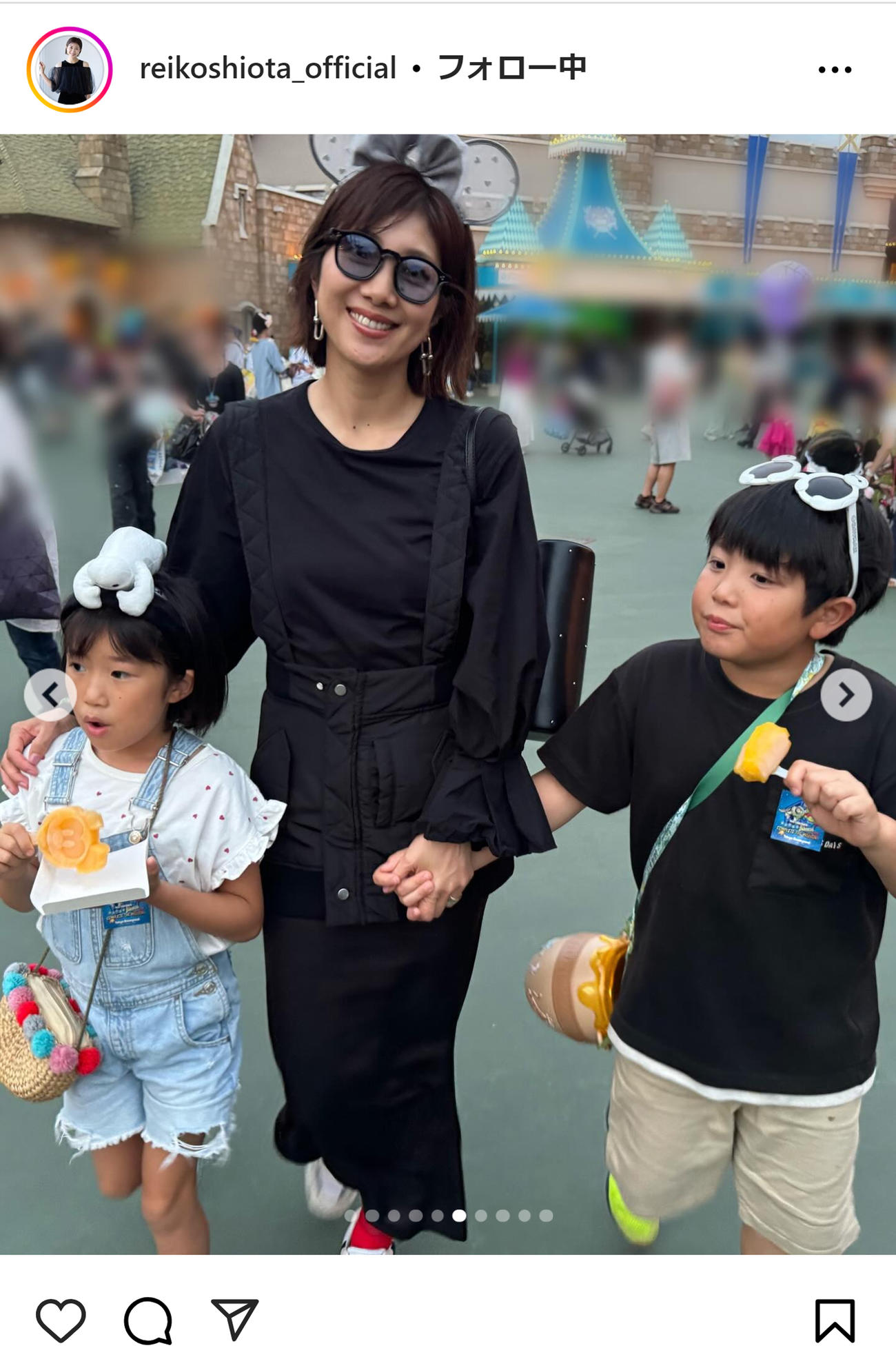 潮田玲子さんのインスタグラムから