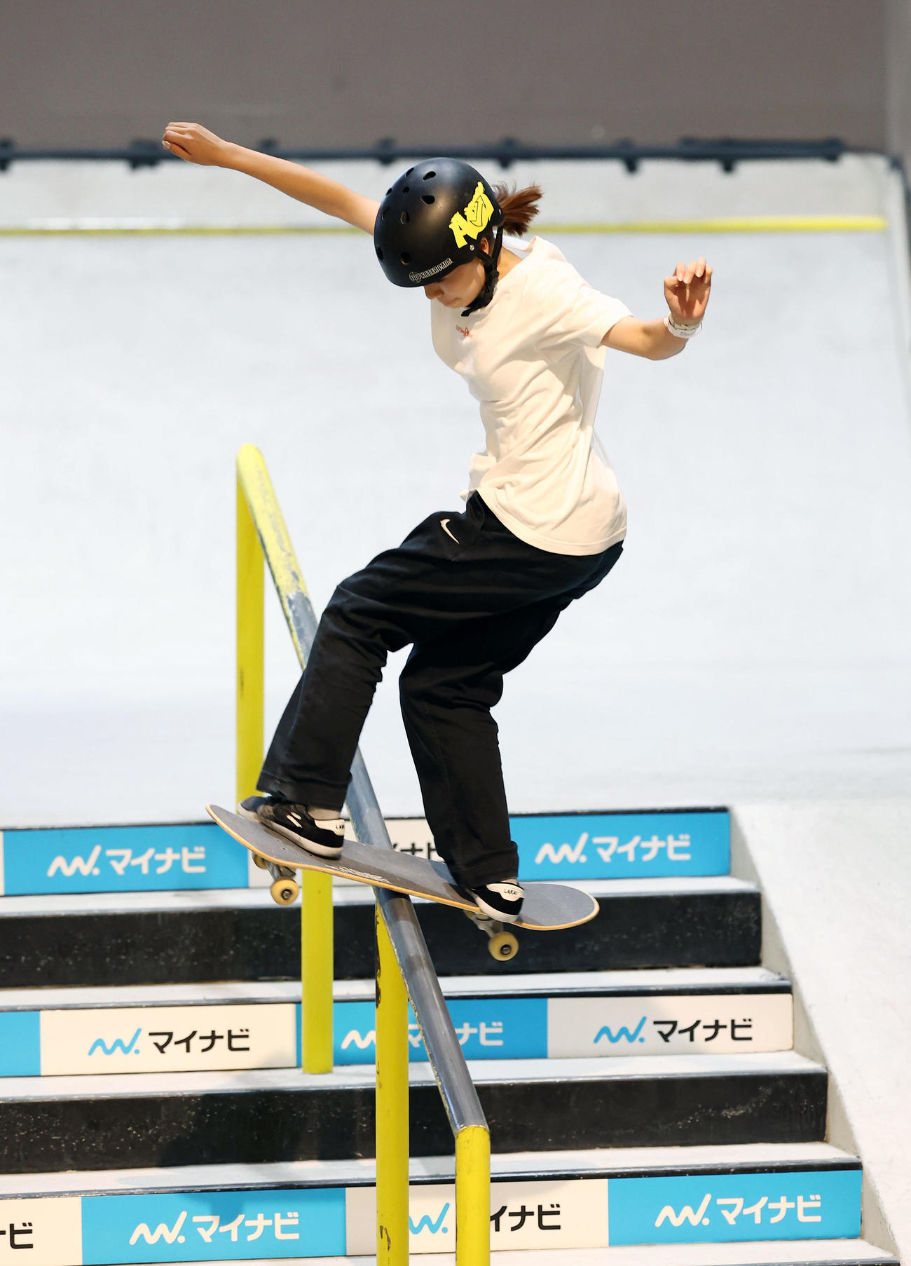 決勝でトリックを決める吉沢恋（撮影・前田充）