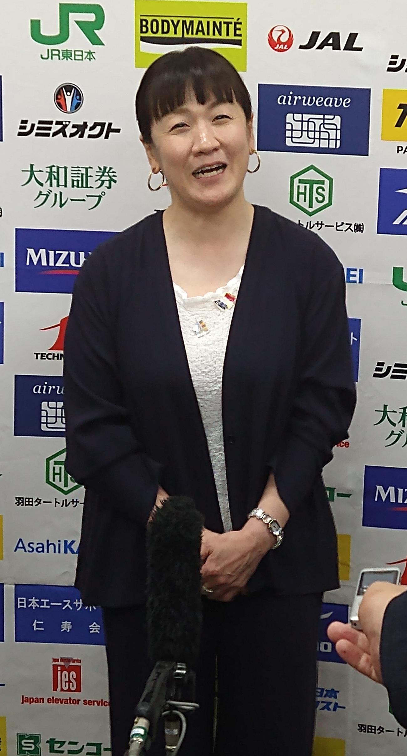 谷亮子さん（2024年4月撮影）