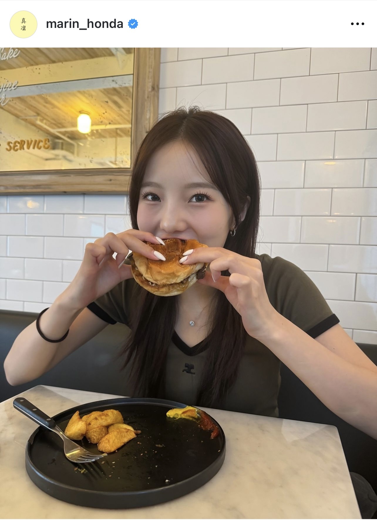 本田真凜さんのインスタグラムから