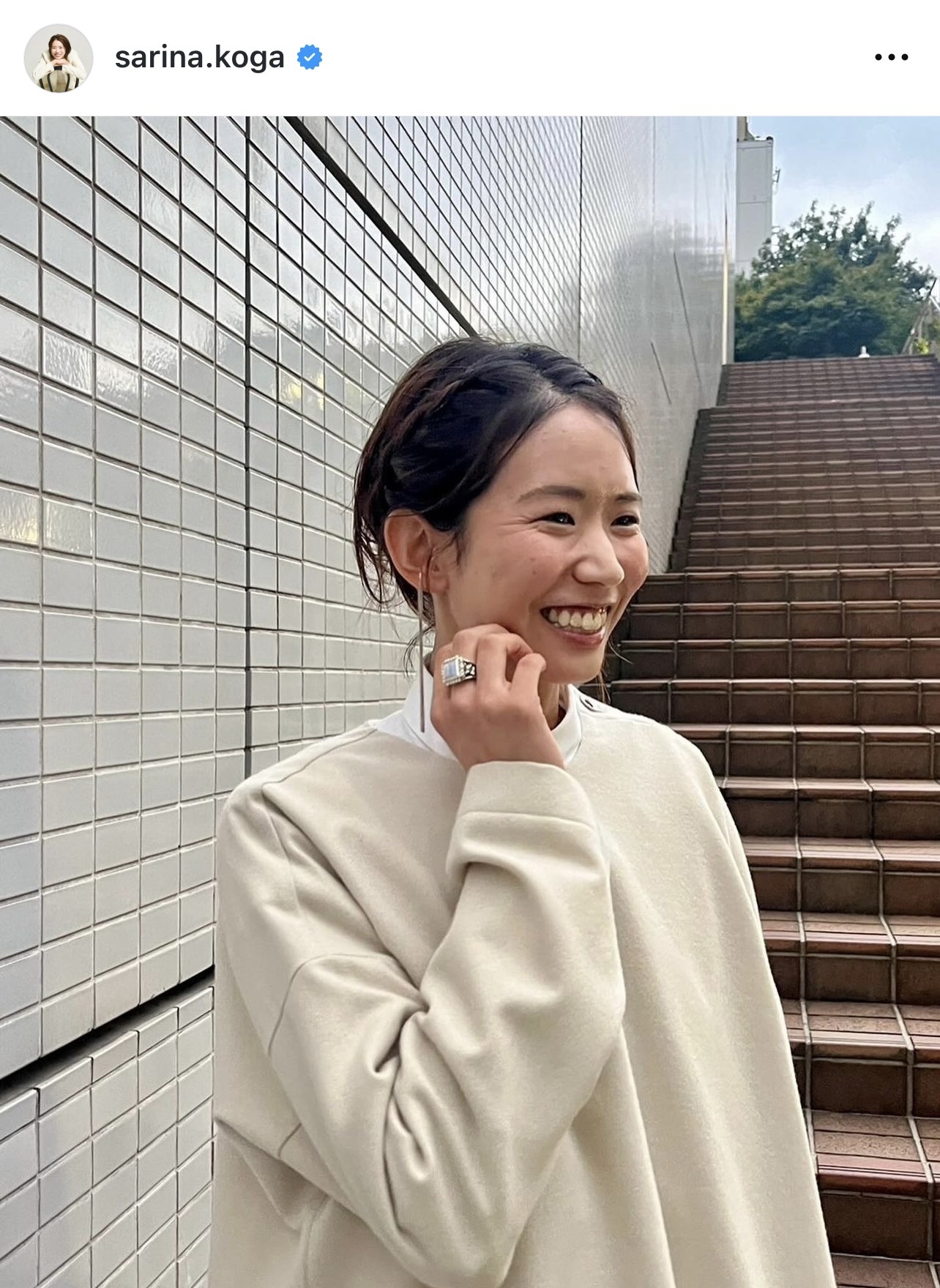 古賀紗理那さんのインスタグラムから
