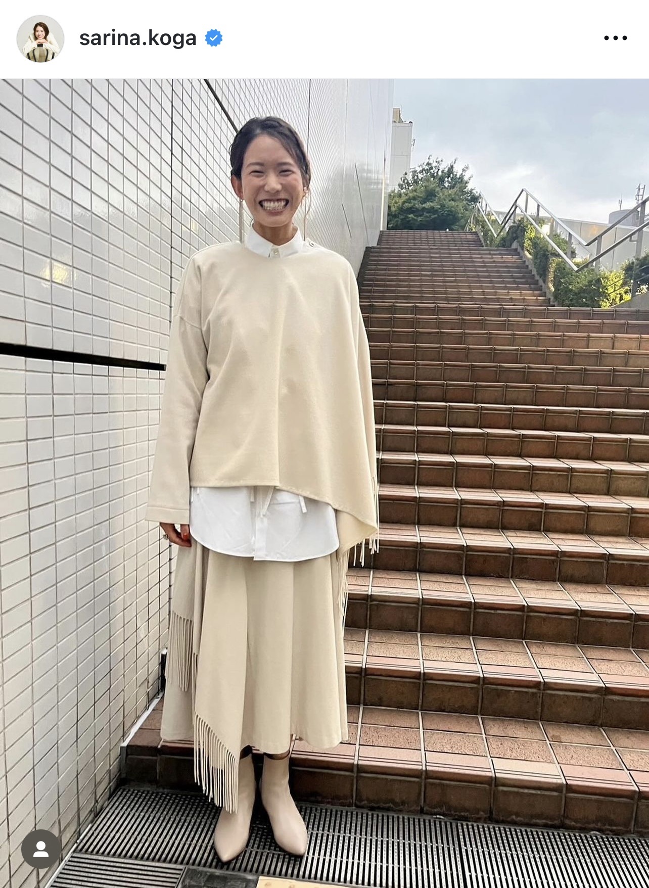 古賀紗理那さんのインスタグラムから