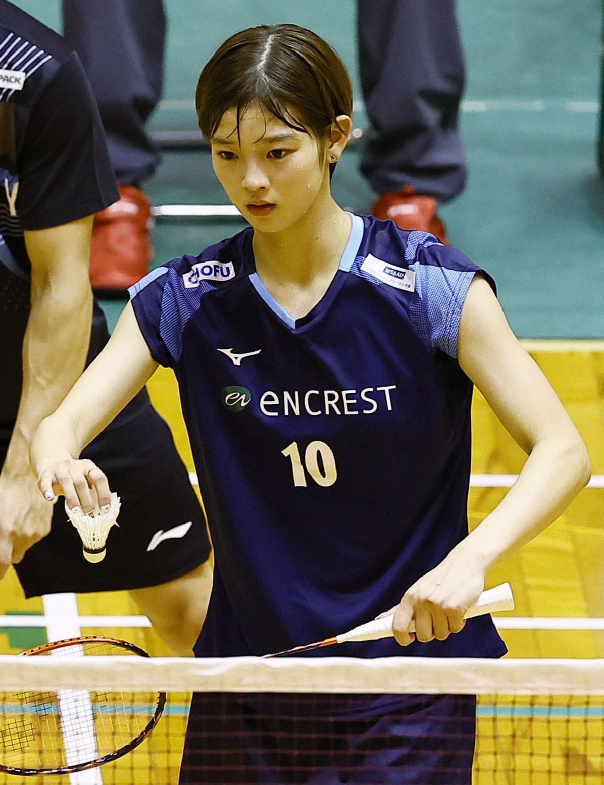 真剣な表情の田口真彩（24年9月7日撮影）