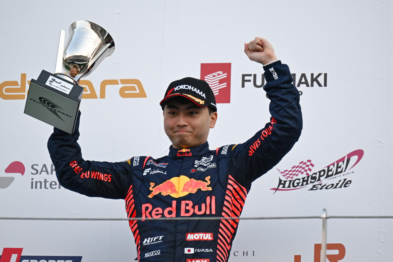 スーパーフォーミュラ第6戦で2位となった岩佐歩夢（JRP提供）