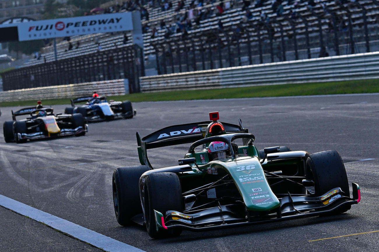 スーパーフォーミュラ第6戦を制した坪井翔は、第4戦富士に次ぐ今季2勝目を挙げた（JRP提供）