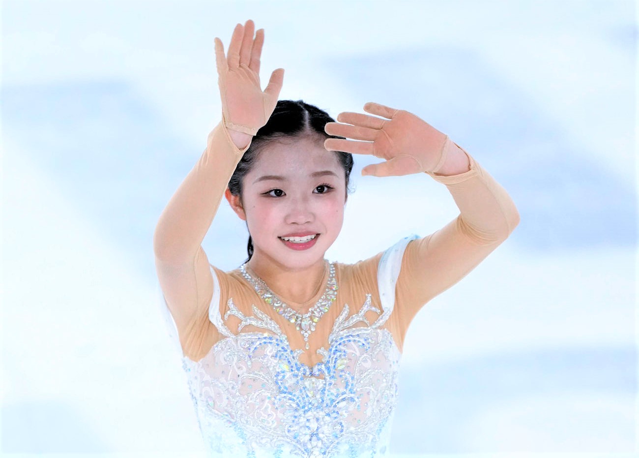 フィギュアスケート女子の中井（2024年9月1日撮影）