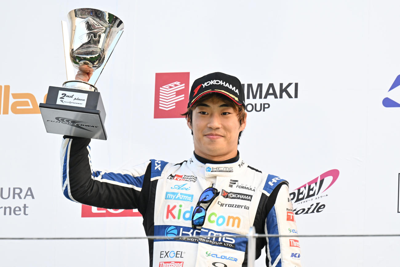 スーパーフォーミュラ第7戦で2位となった福住仁嶺（JRP提供）
