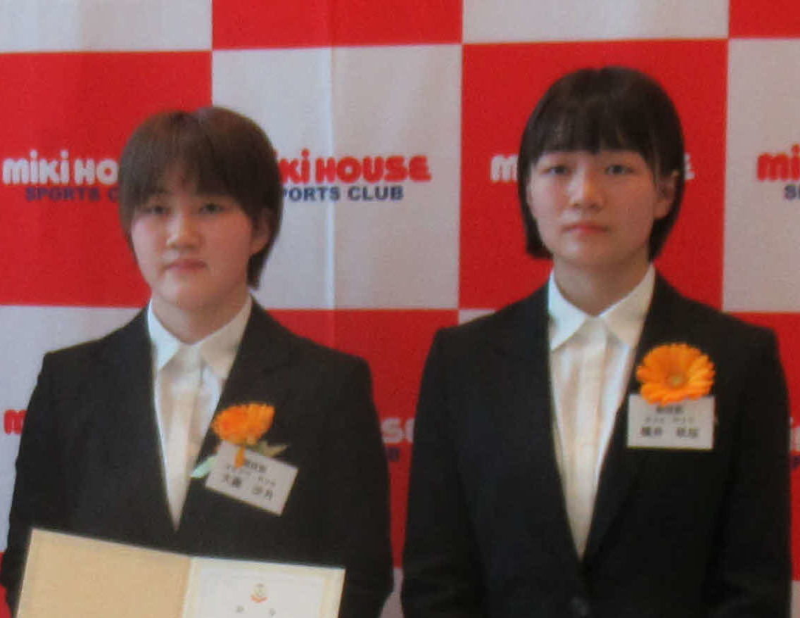 大藤沙月、横井咲桜（2023年4月3日撮影）