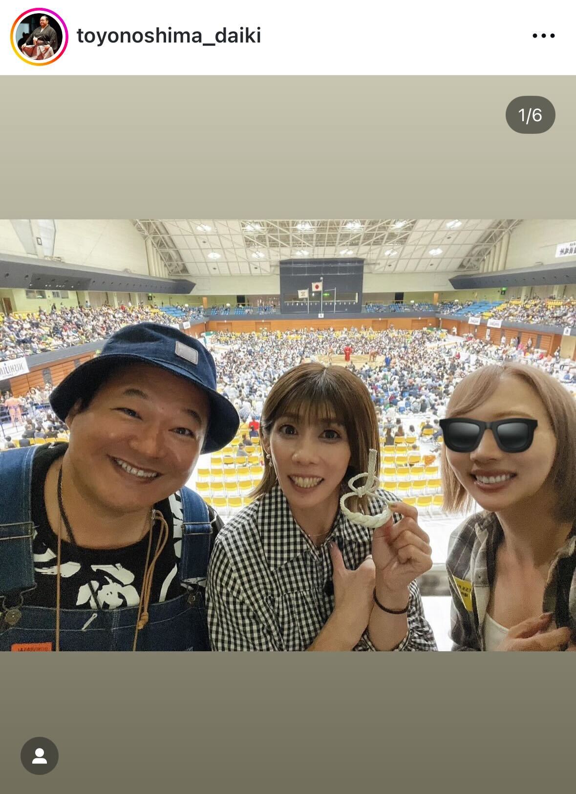 豊ノ島のインスタグラムから