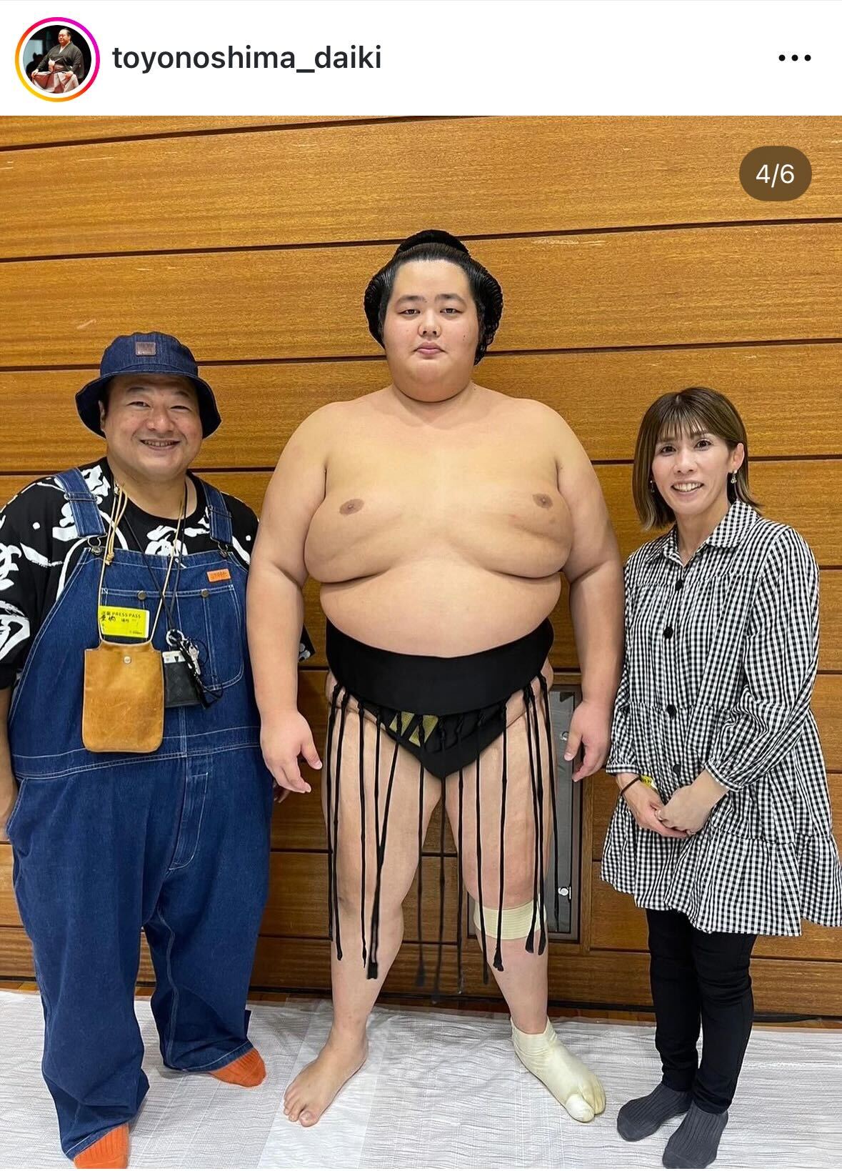 豊ノ島のインスタグラムから