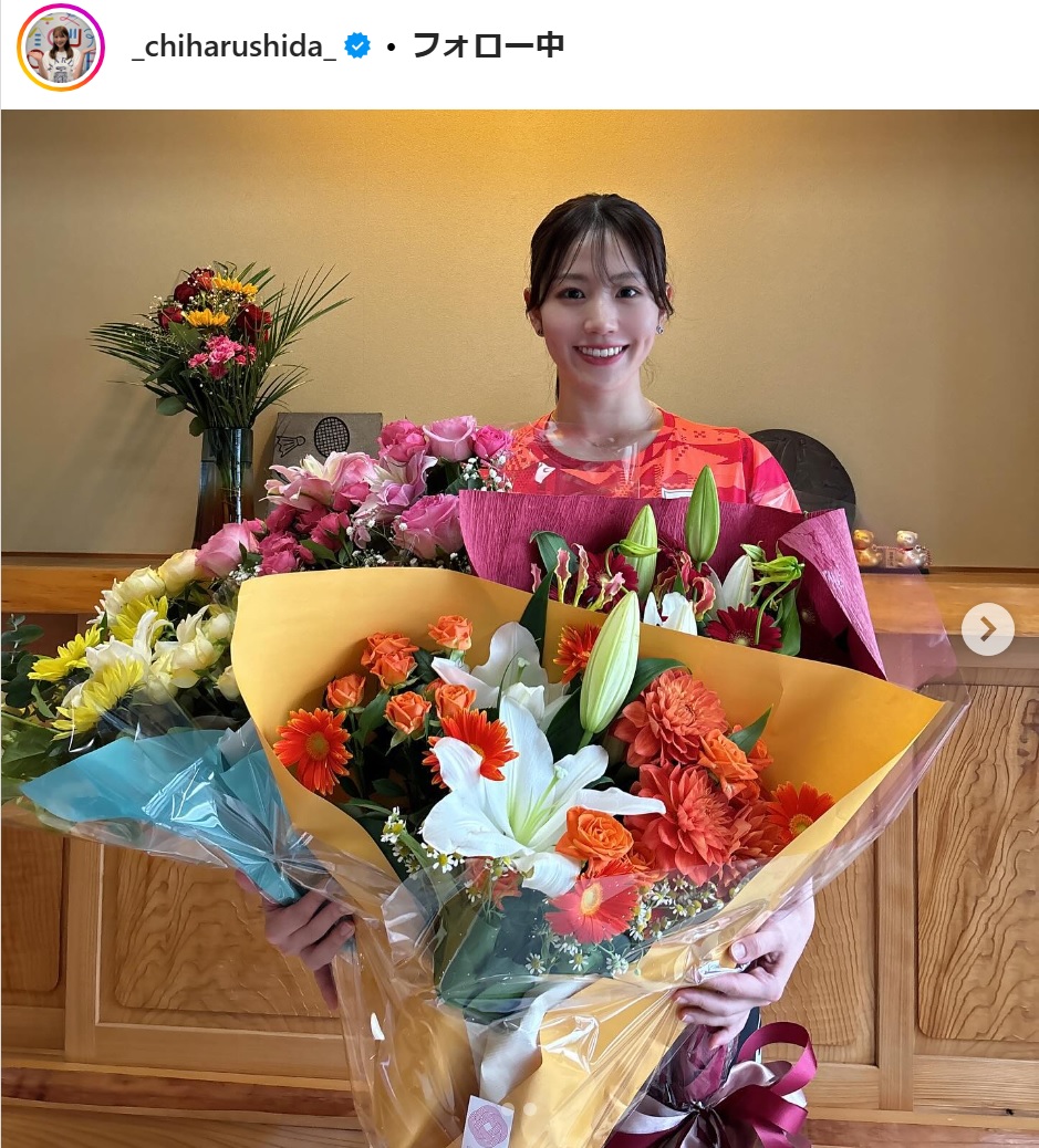 志田千陽のインスタグラムから