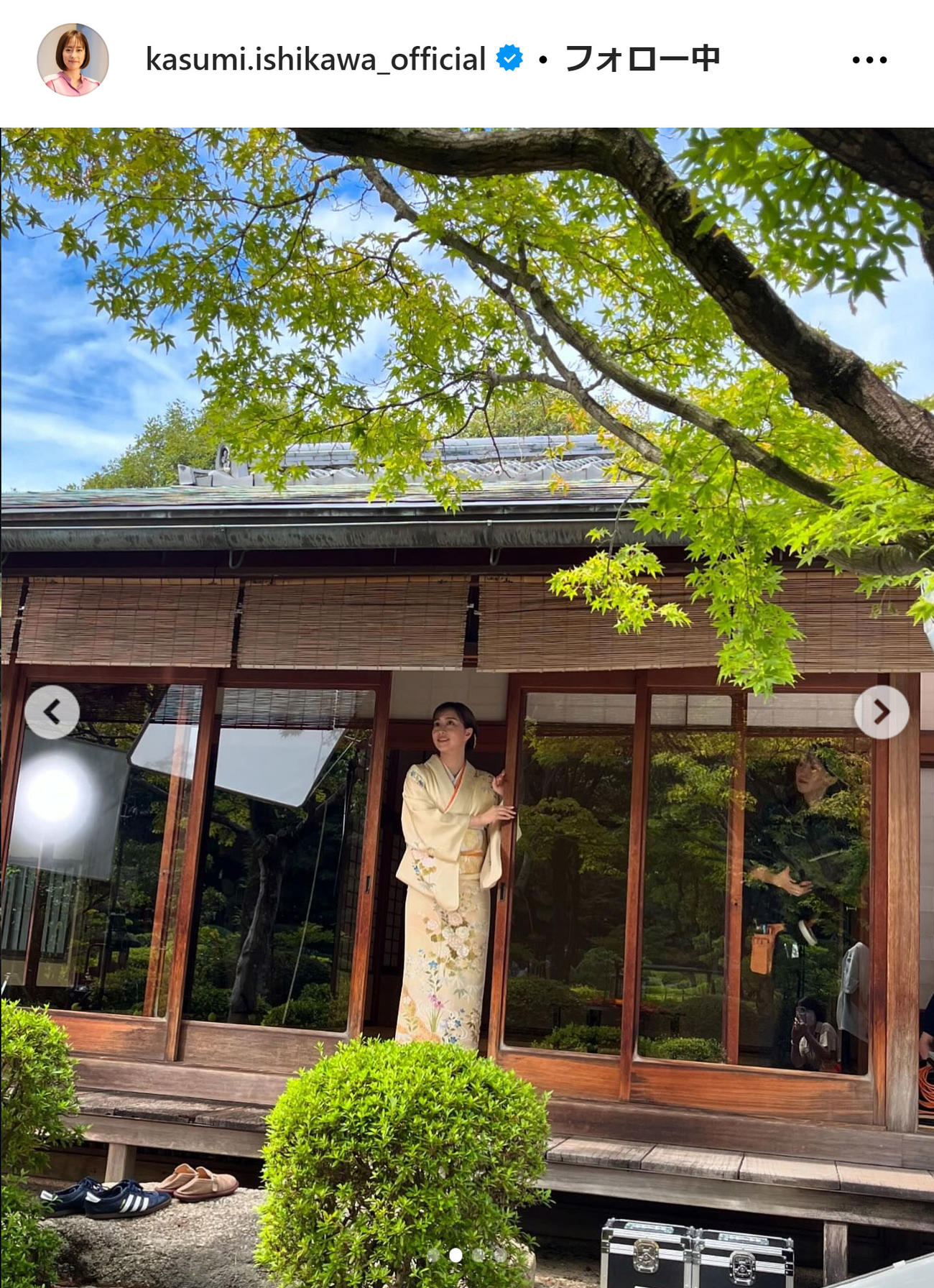 石川佳純さんのインスタグラムから